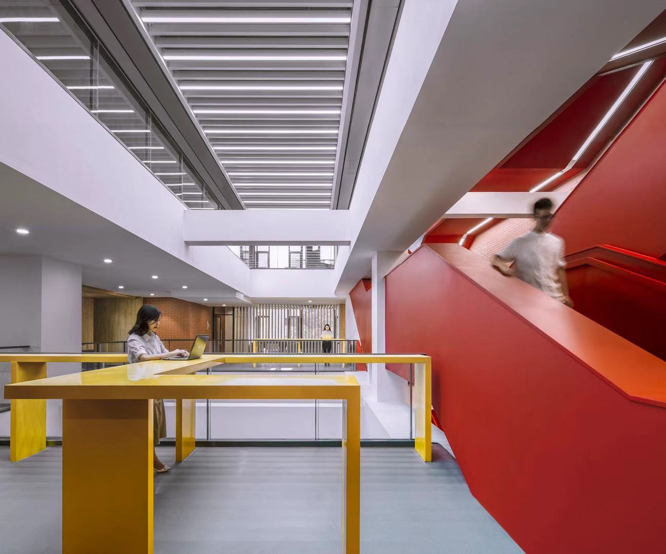 清华大学美院实验室展示办公室多功能空间设计实施方案|空间|室内设计|红桃五 - 原创作品 - 站酷 (ZCOOL)